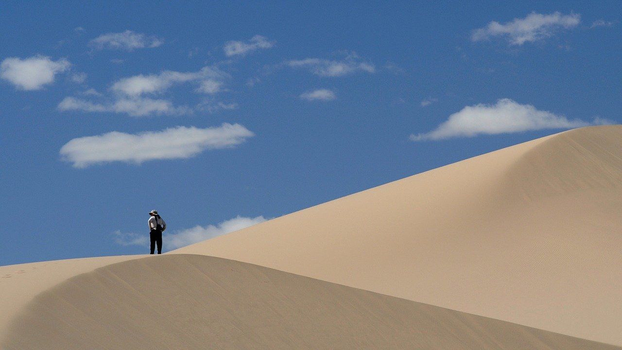 Khongor sand dune scenery